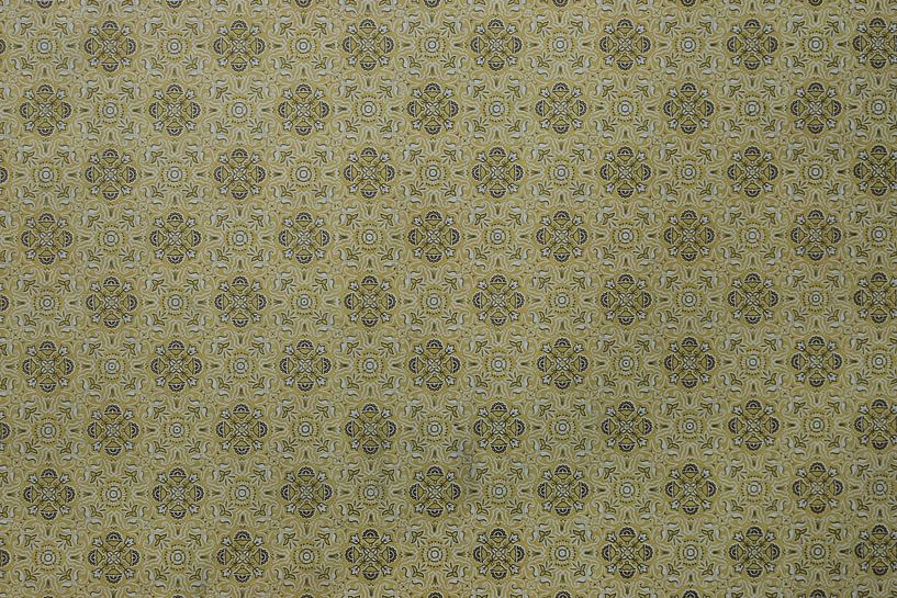 Digital art pattern flower motif by Michael Godlewski