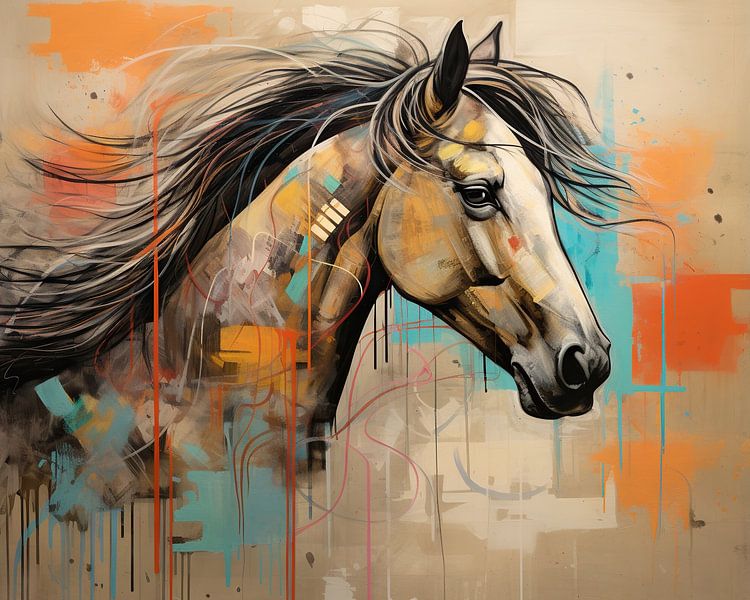 Painting Horse by Wonderful Art
