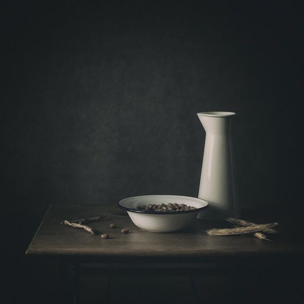 Stillleben Bohnen von Monique van Velzen