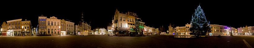 Panoramique Bossche Markt par Leo van Valkenburg