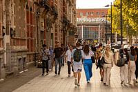 Stationsweg richting Station 's-Hertogenbosch / Den Bosch