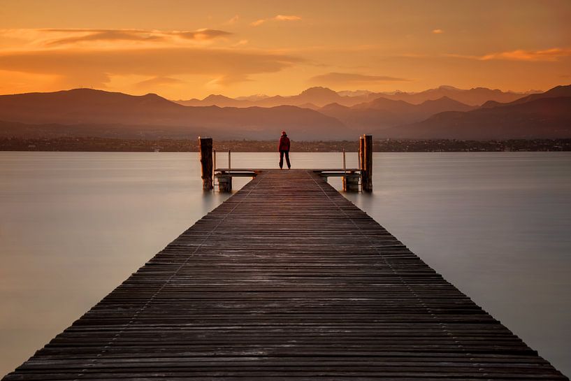 Garda pier by Wojciech Kruczynski