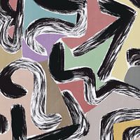 Kräftige Pinselstriche