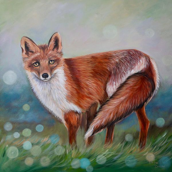 Kleurrijke vos van Ineke Zeeuw