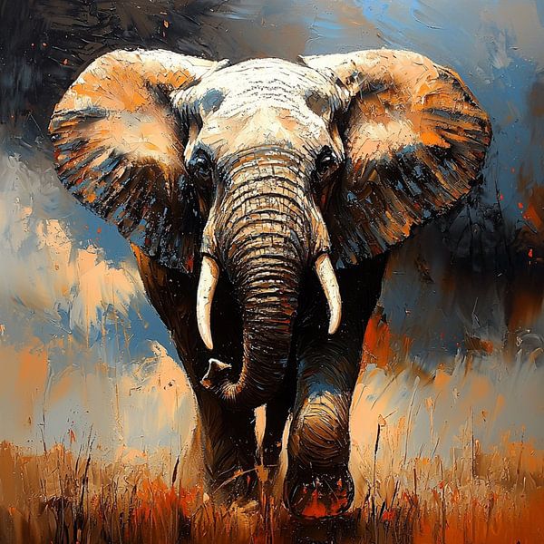 African Elephant by PixelPrestige