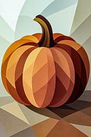 Abstrakter Kürbis