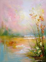 Summer Shore, Impressionist Glow