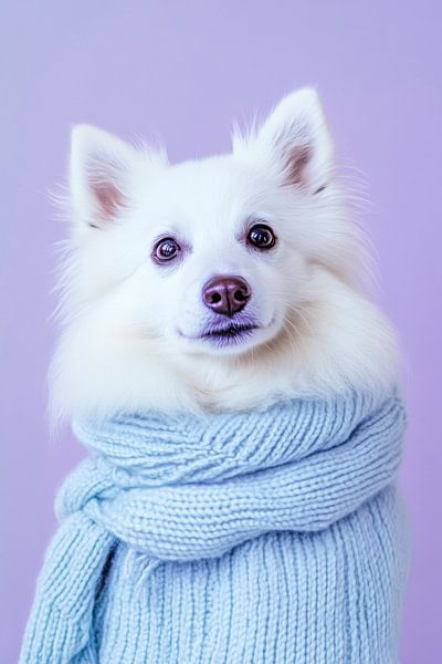 American Eskimo Dog von Poster Art Shop