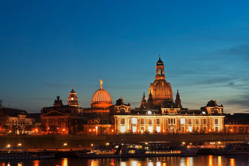 Dresden bei Nacht von Gunter Kirsch