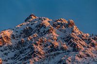 Kramerspitz dans la lumière chaude du matin.
