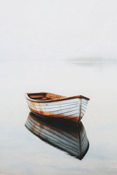 Bateau solitaire par Poster Art Shop