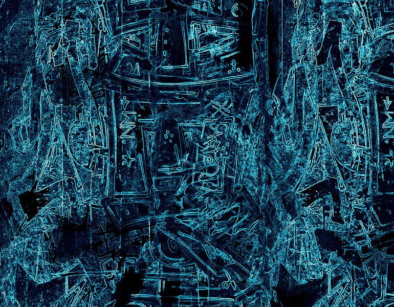 Zeitgenössisches Fresko von Martine Affre Eisenlohr