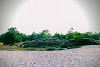 Zonsondergang bij amerongse Berg