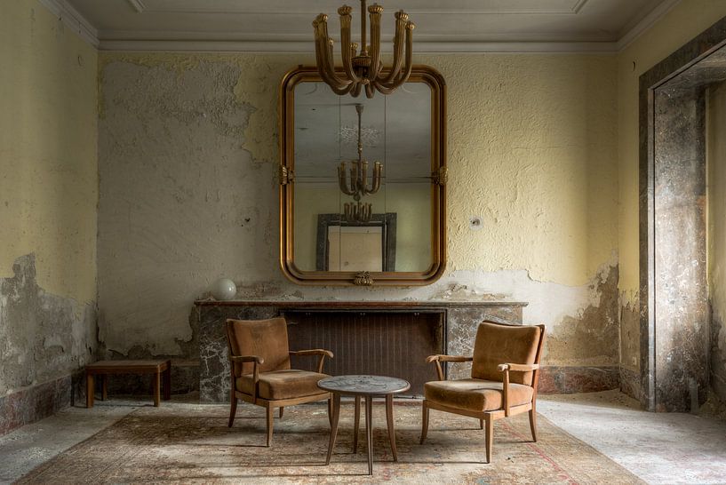 Alte Sitzecke im Hotel von Perry Wiertz