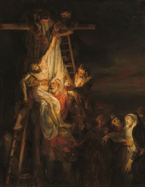 Der Abstieg vom Kreuz, 1652, Rembrandts Werkstatt von Atelier Liesjes