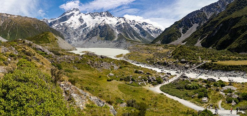 Mueller Lake - Mount Sefton by Peter Moerman