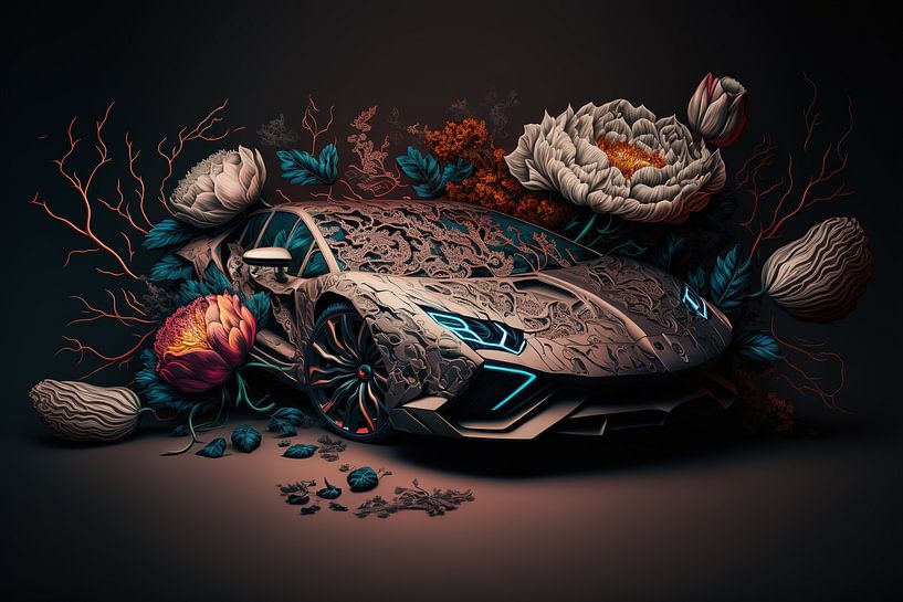 Majestätischer Lamborghini Aventador von Thom Bouman