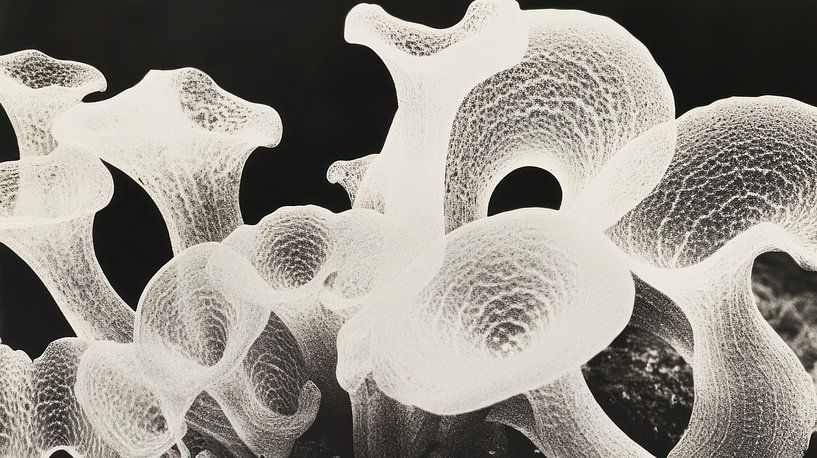 Abstract flowers by Franka Poulain