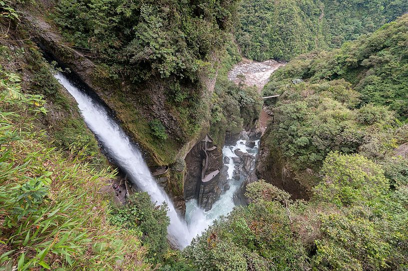 Ecuador: Pailón Diablo waterval (Baños) von Maarten Verhees