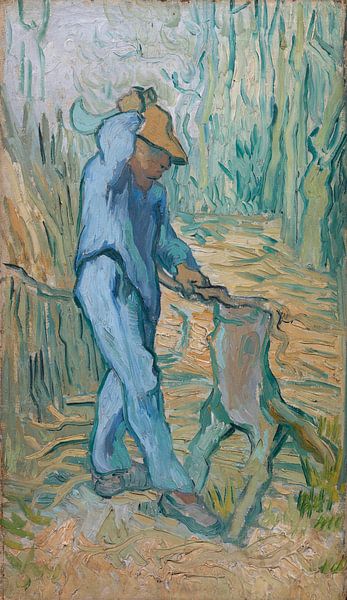Der Holzfäller (nach Hirse), Vincent van Gogh von Meisterhafte Meister