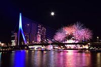 Feux d'artifice à Rotterdam