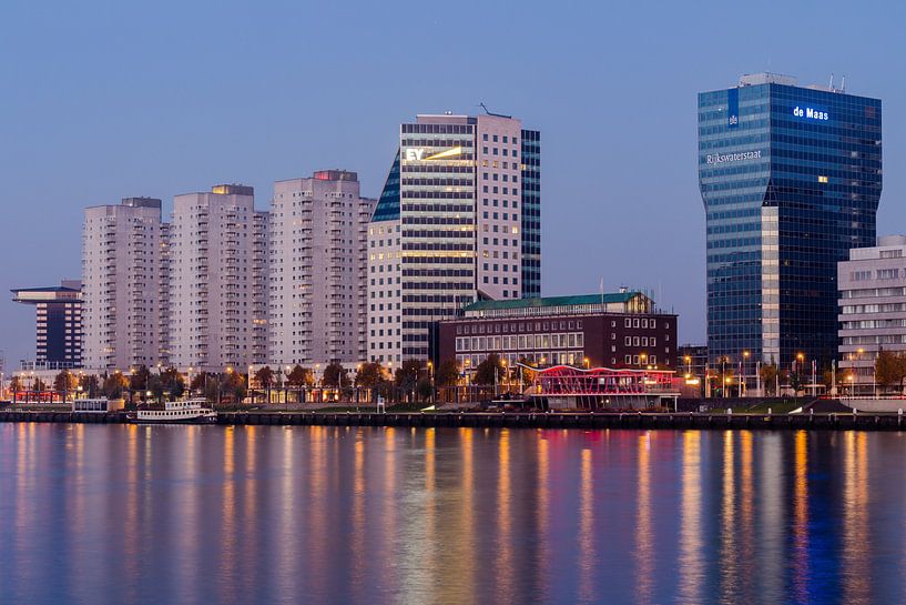 Skyline van Rotterdam by Peter Dane