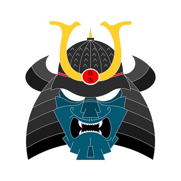 Guerrier japonais (Samurai) par Marcel Kerdijk