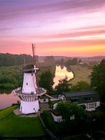 Mühle Der Schmetterling bei Sonnenaufgang