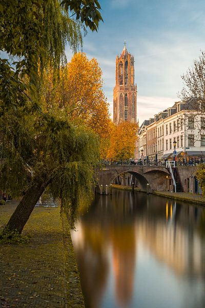 Utrecht - Autumnal Calm Oudegracht by Thomas van Galen
