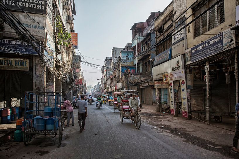 Verkehr in Neu-Delhi, Indien von Tjeerd Kruse