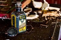 Inkt in een verlaten huis