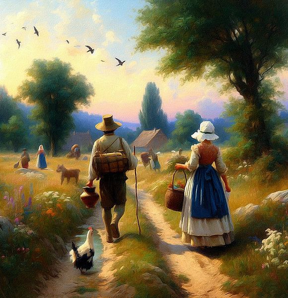 Magd und Wandersmann von Kay Weber