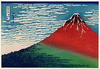 Brise fine, matin lumineux de Katsushika Hokusai.