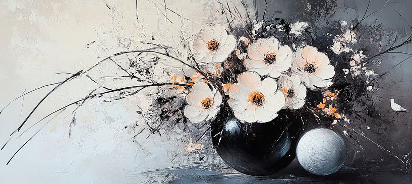 Bloemen schilderij 14.8765 van ARTEO Schilderijen