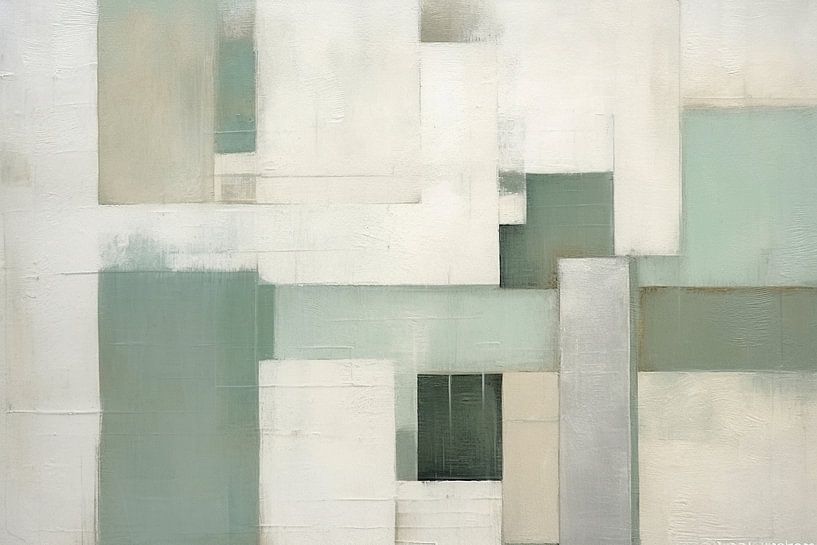 Graugrün 134,21 von ARTEO Gemälde