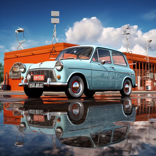 Trabant bleue Oldtimer 01 par Ellen Reografie