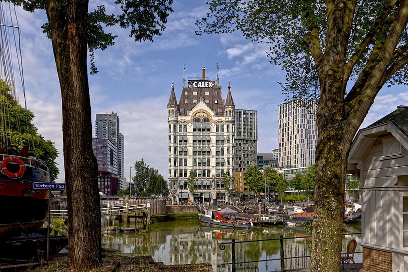 Blick auf das Weiße Haus in Rotterdam von Robert Jan Smit