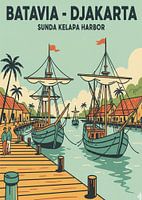 Sunda Kelapa Harbor Batavia Djakarta