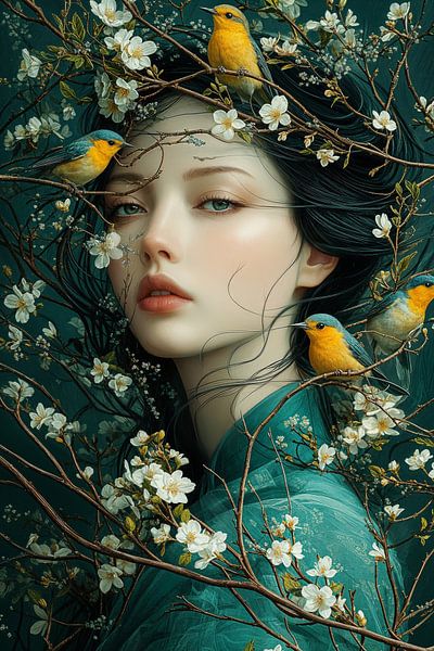 Queen of Birds no.3 van Studio BB