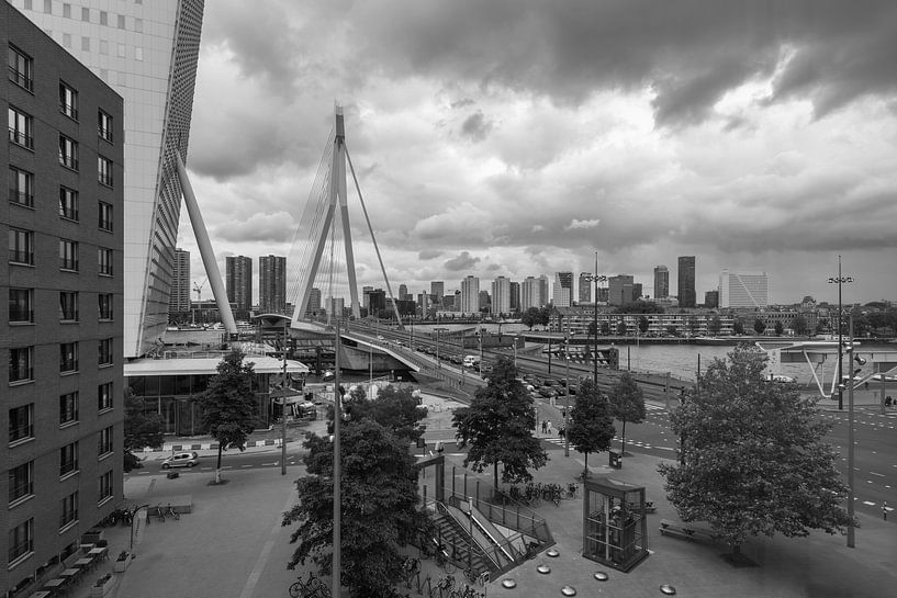 Der Blick auf den Wilhelminaplein in Rotterdam von MS Fotografie | Marc van der Stelt