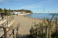 Schöne spanische Küste in Estepona.