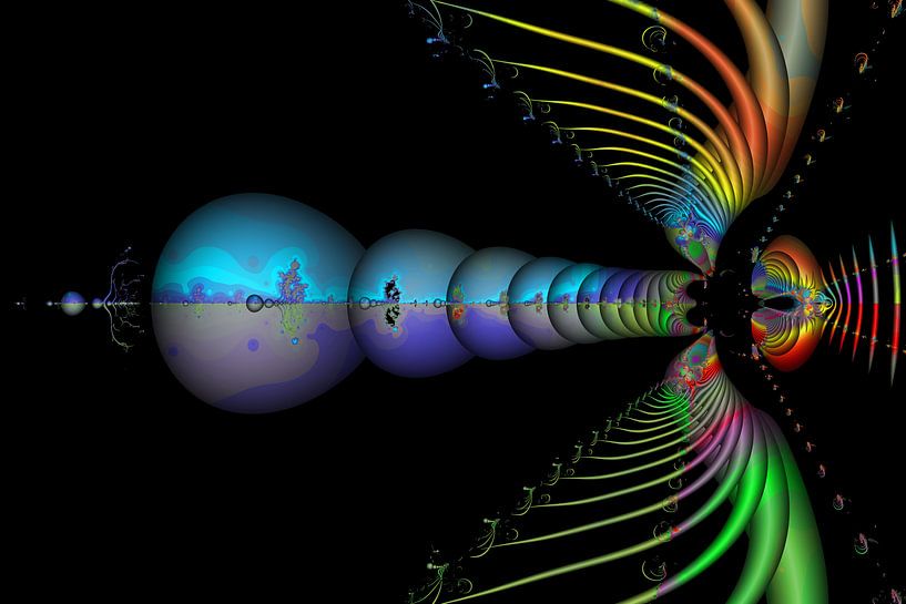 Rij van planeten von Bernardine de Laat
