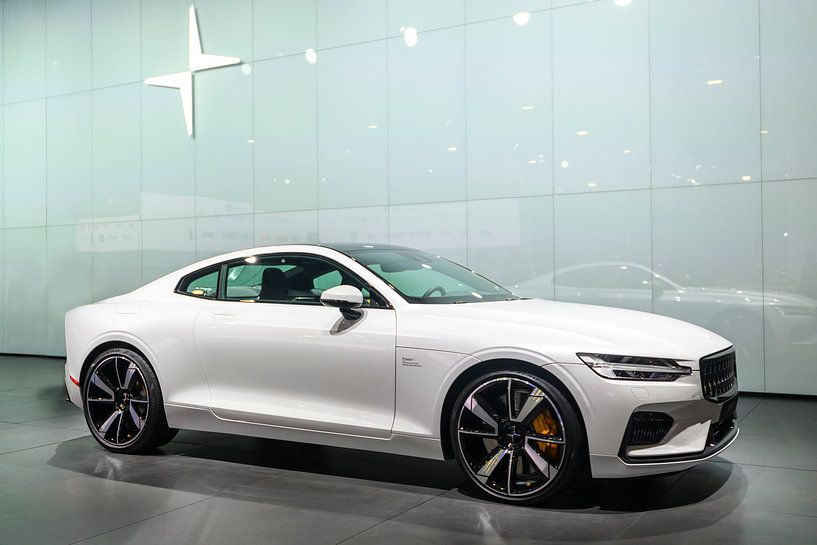 Polestar 1 hybrid sports car coupe in white by Sjoerd van der Wal Photography