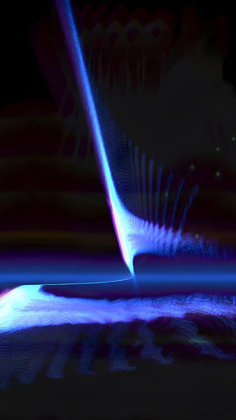 Blaues Lichtband by J D - Digital Art