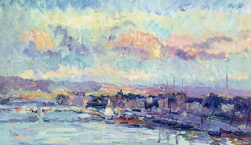 Albert Charles Lebourg,Views of Paris by finemasterpiece