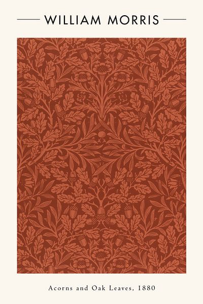 William Morris - Acorns And Oak Leaves by Walljar