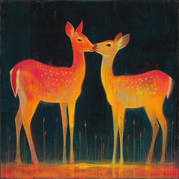 Strahlender Tender von Kunst Laune