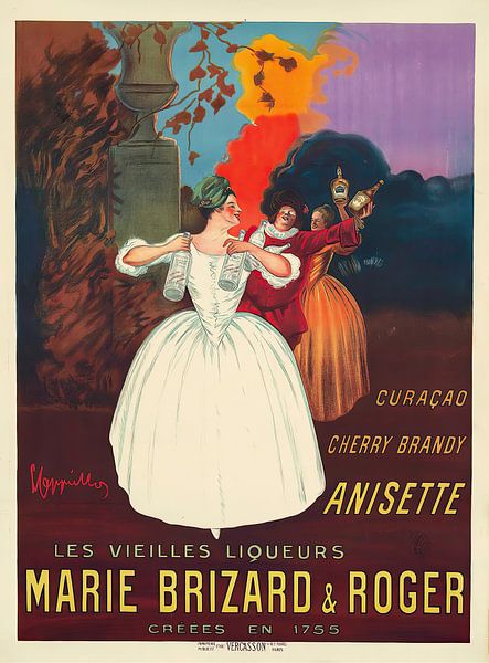 Leonetto Cappiello - Les vieilles liqueurs Marie Brizard &amp; Roger (1912) by Peter Balan