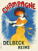 Vintage Plakat - Champagne Delbeck Reims