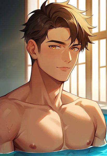 L'été au bord de la piscine par Hilde Remerie Photographie et art numérique